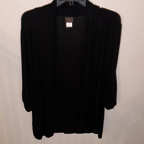 MOD LUSIVE BLACK CARDIGAN - Picture 1 of 5